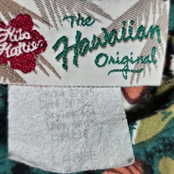 VTG Hilo Hattie Hawaii Midi Dress Matching Hawaiian Shirt Set Woman Medium/Large - Picture 5 of 13